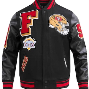 San francisco 49ers leather jacket - Etsy 日本