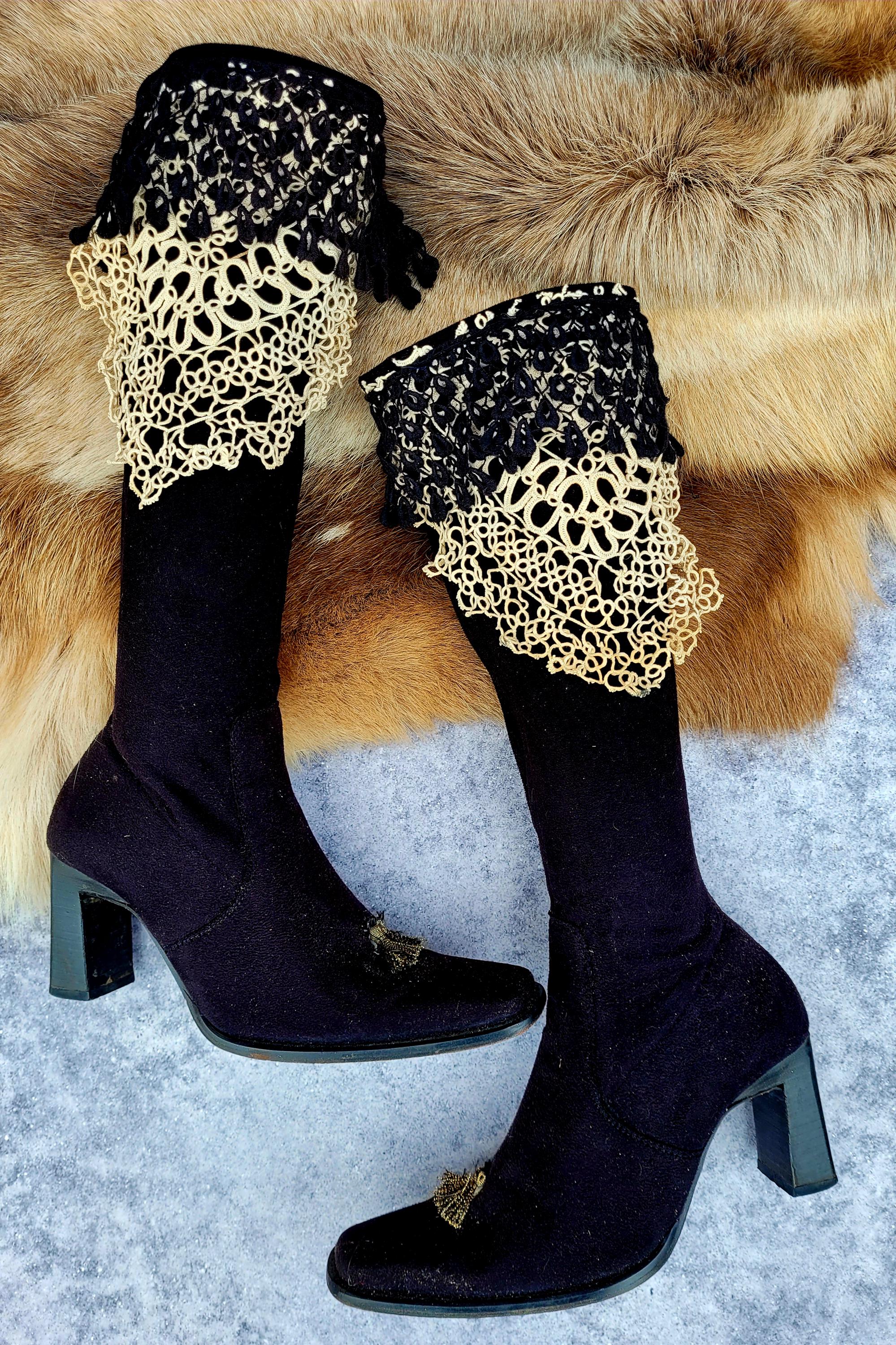 Bottes Au-dessus Du Genou Vintage 1969 - Cuir Italien - Taille 38 - Modèle Rare
