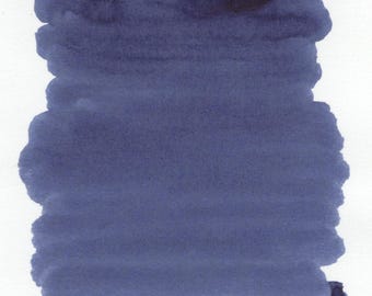 Tinta para pluma estilográfica Document Graphite Blue – Gris azulada resistente a la decoloración y al agua (frasco de 30 ml) / Inkforge