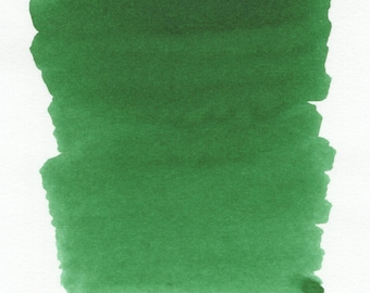 Tinta clásica para pluma estilográfica Emerald – Tinta de escritura diaria de color marrón tierra cálido (frasco de 60 ml) / Inkforge