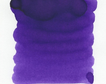 Tinta clásica violeta para pluma estilográfica – Tinta morada intensa y elegante para uso diario (frasco de 60 ml) / Inkforge