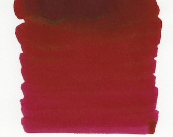 Tinta para pluma estilográfica Studio Crimson Eclipse – Rojo carmesí (frasco de 30 ml) / Inkforge