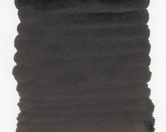 Tinta para pluma estilográfica Document Jet Black – Resistente a la decoloración y al agua (frasco de 30 ml) / Inkforge