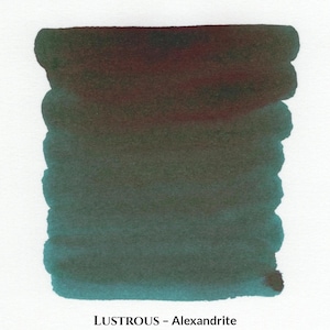 Inkforge Lustrous Alexandrite - Teal w/ Fuchsia Sheen Fountain Pen Ink | 30ml