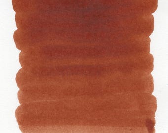 Tinta para pluma estilográfica Studio Molten Bronze – Marrón cálido intenso (frasco de 30 ml) / Inkforge