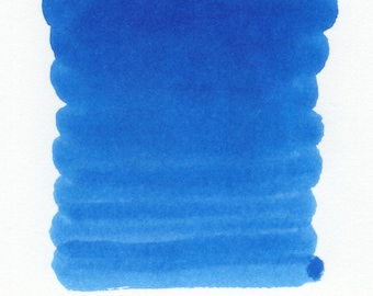 Tinta clásica para pluma estilográfica Marina – Azul acuático brillante, tinta para uso diario (frasco de 60 ml) / Inkforge