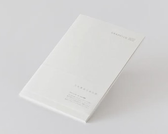 Cuaderno GRAPHILO A5 - Rayado de 8 mm - Papel apto para pluma estilográfica - Fabricado en Japón