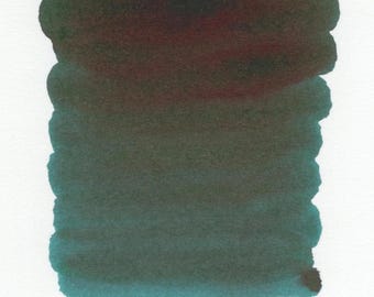 Inkforge Lustrous Alexandrite - Teal w/ Fuchsia Sheen Fountain Pen Ink | 30ml