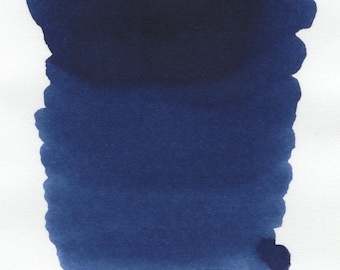Tinta clásica Midnight para pluma estilográfica – Tinta azul-negra para escritura diaria (frasco de 60 ml) / Inkforge