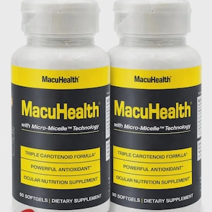 2 Pack Eye Supplement | Triple Carotenoid Formula | Lutein Zeaxanthin Meso-Zeaxanthin | Eye Health Vitamins | Vision Support Softgels