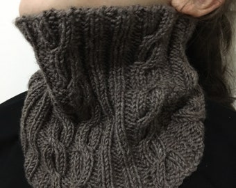 Hand knit neck warmer/ scarf/ head band/ ear Warmed, Usa Seller