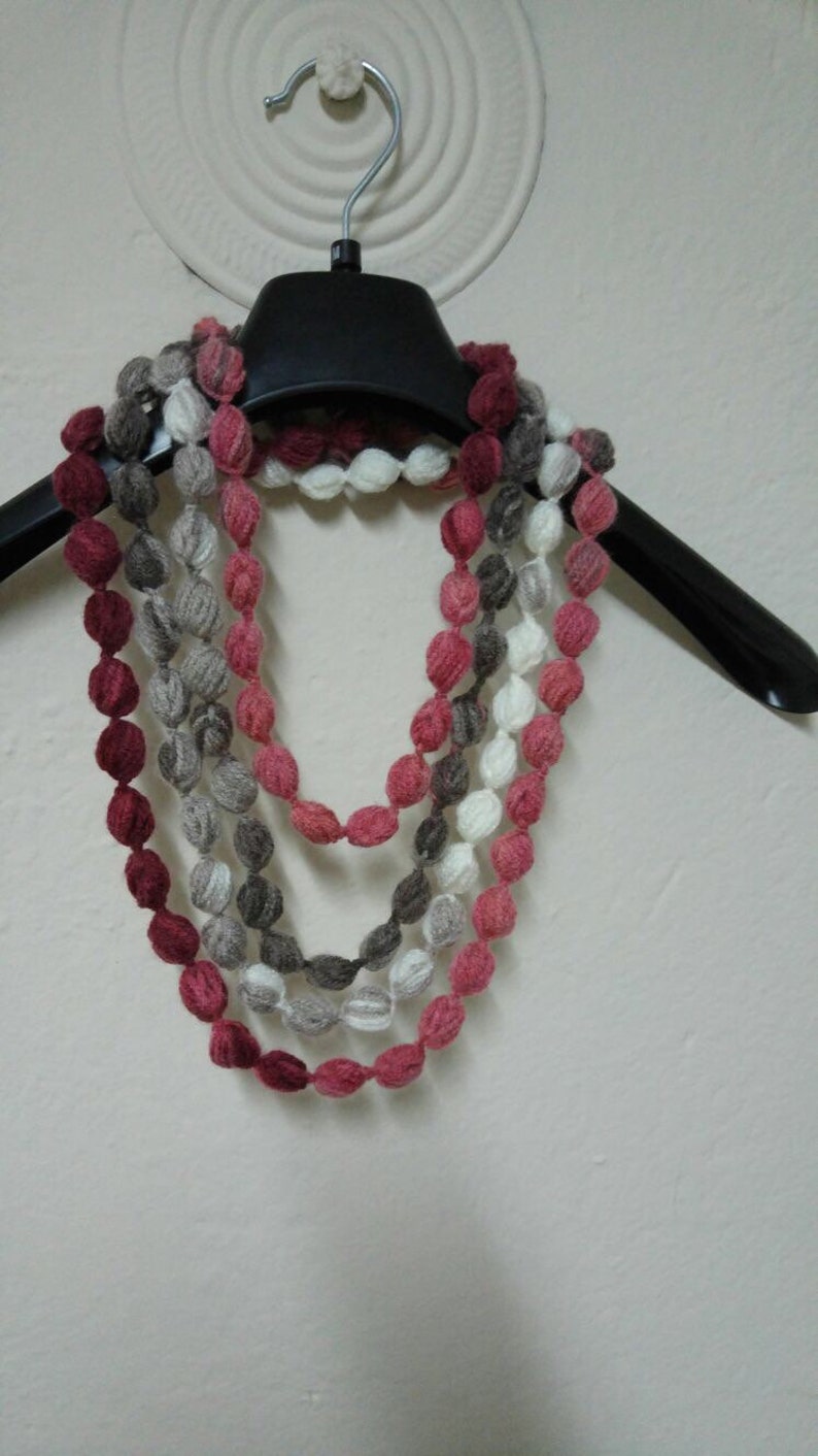 Bubble Scarf Necklace, Woman Accessories image 1