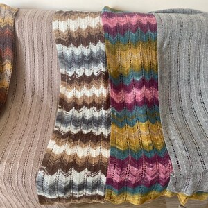 Hand Knit Lace Shawl, Wrap, Woman Shawl,Usa Seller image 8
