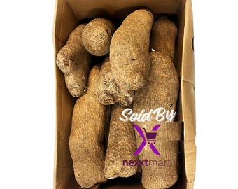 Tubérculos frescos de ñame africano de Ghana (ñame africano, 4 a 5 libras)