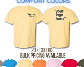 Camiseta unisex de algodón con logo personalizado y colores cómodos para eventos, personal, empresas, cumpleaños, camisetas de grupo y vacaciones.
