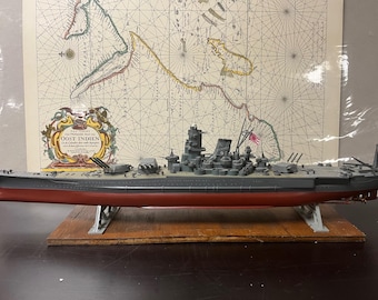 WW2 Japanese battleship Musashi 1/450 scale