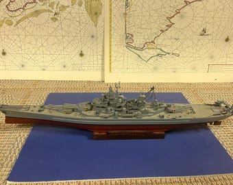USSミズーリ BB-63 戦艦模型 – 精巧な1/450スケールレプリカ