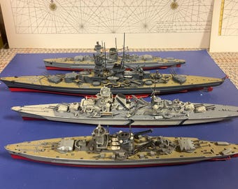 For famous German 1/600 WW2 warships models: Scharnhorst, Graf Spee, Scheer and Prinze Eugen