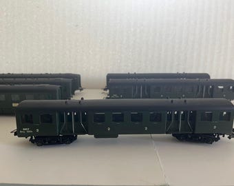 6 vagones de pasajeros Hornby AC de época