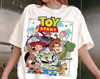 Transferências Toy Story DTF, Você Tem um Amigo em Mim, Laço Coquette Toy Story DTF, Woody, Buzz Lightyear, Personagens Toy Story Prontos para Impressão