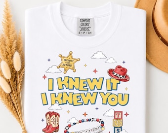 Toy Story 5 DTF Transfer, I Knew It I Knew You Heat Transfer, Infinity and Beyond, Cowboy Sheriff Iron On, Friend Shirt DIY, Ready to Press