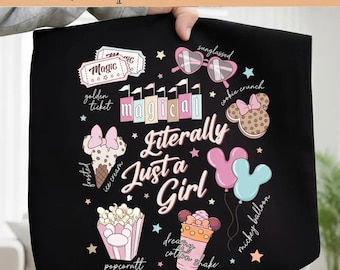 Disney Magical Literally Just a Girl Dtf Transfer, Disney Coquette Bow Dtf, Disneyland Girls Trip Dtf, Mickey Minnie Ears, Magic Kingdom Dtf