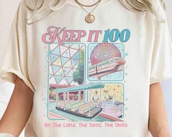 Keep It 100 On The Land Dtf Transfer, Main Street Park Dtf, Disneyworld Trip Dtf, Disney Couple Dtf, Family Matching Dtf