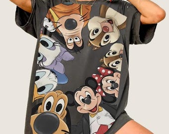 Transferência DTF do Mickey Mouse e Amigos da Disney, Viagem em Família à Walt Disney World DTF, Disney Pronto para Imprimir