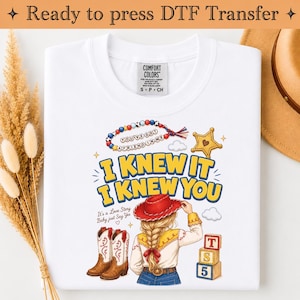 Toy Story 5-låten Jag visste det, jag visste dig DTF-överföringstryck, TS-inspirerad tryckklar, vänskapsöverföring, Toy Story-låt, bild 1