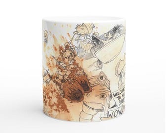 The Worm Tea Splat 11oz keramische mok