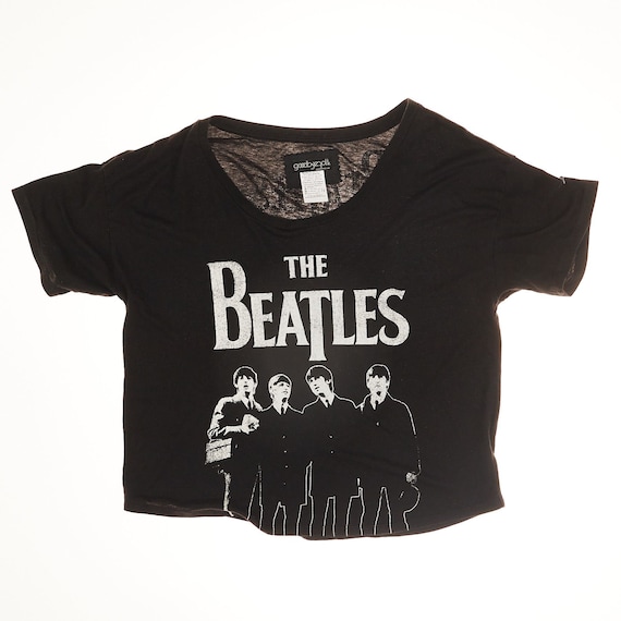 The Beatles Cropped T-Shirt