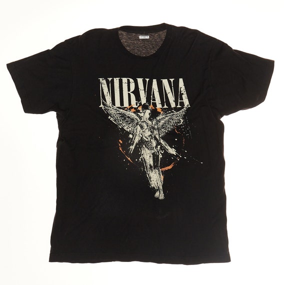 Nirvana black t shirt