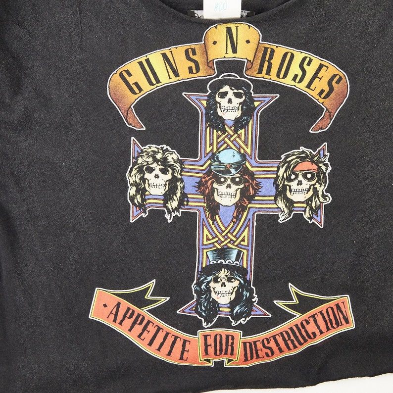 Appetite For Destruction Guns And Roses Cropped Top