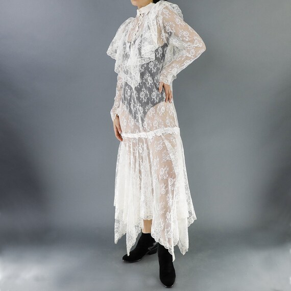 White Lace Maxi Dress