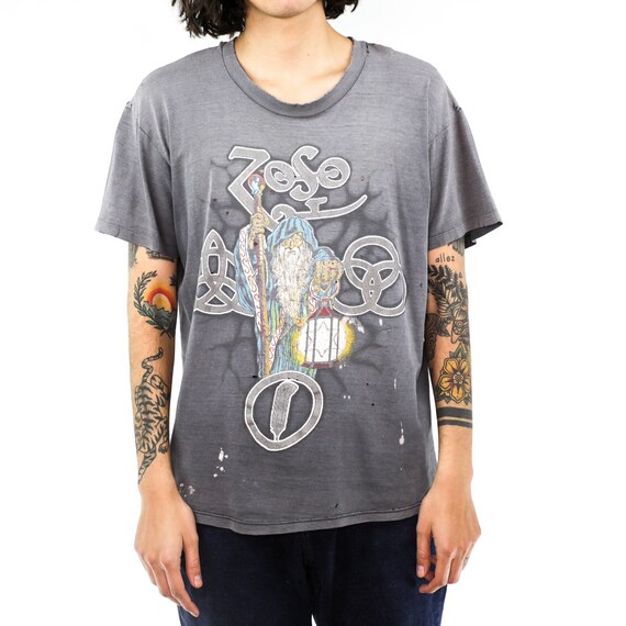Led Zeppelin Zoso Vintage T-shirt