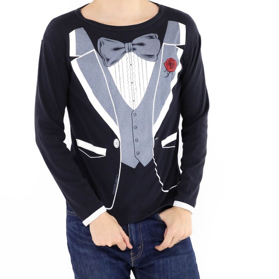 Trompe L'oeil Tuxedo Vintage T-shirt