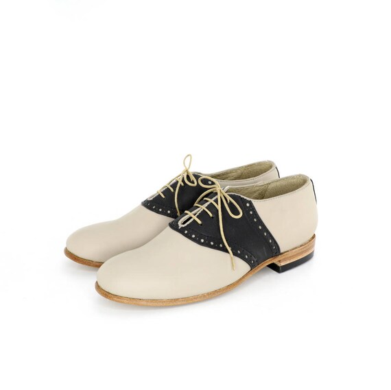 1950�s vintage inspired saddle shoes for men or women Etsy