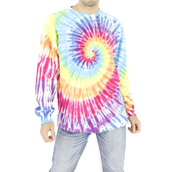 Rainbow Tie-Dye Crewneck