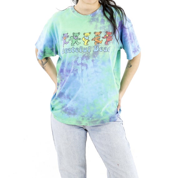 Grateful Dead Green Parade Tie-Dye Vintage T-shirt