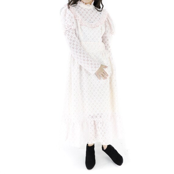 Baby Pink Lace Victorian Dress