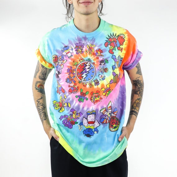 Grateful Dead Tie-dye Cotton T-shirt