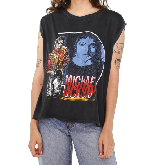 Michael Jackson Black Cotton T-shirt