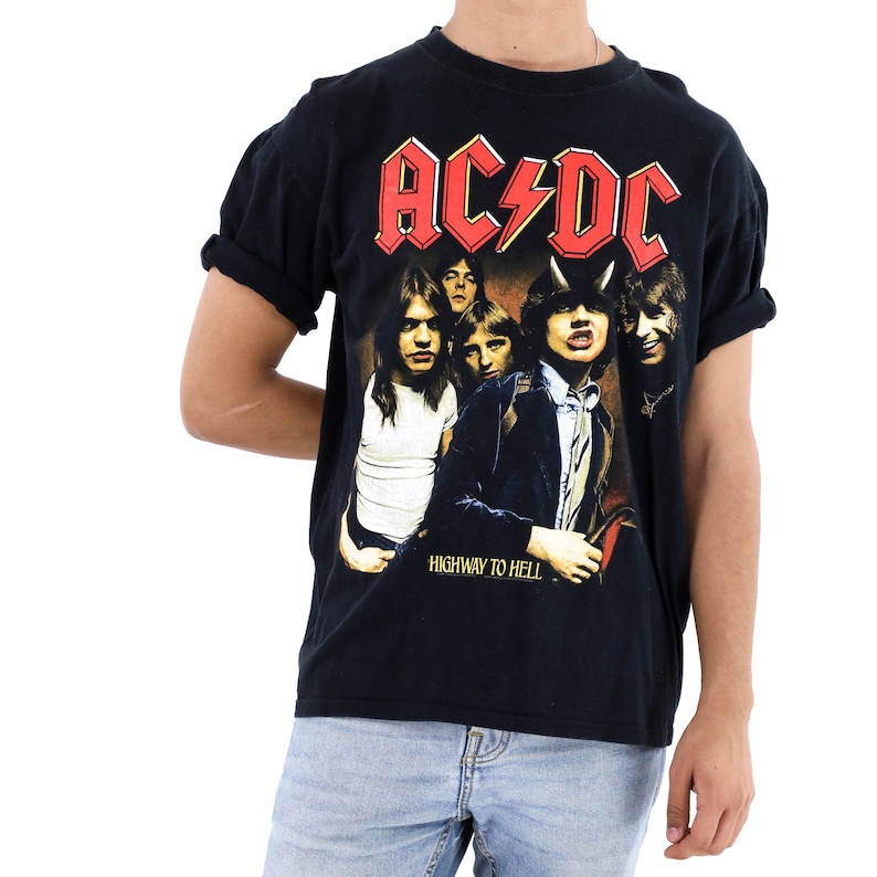AC/DC Band Vintage Tshirt Etsy