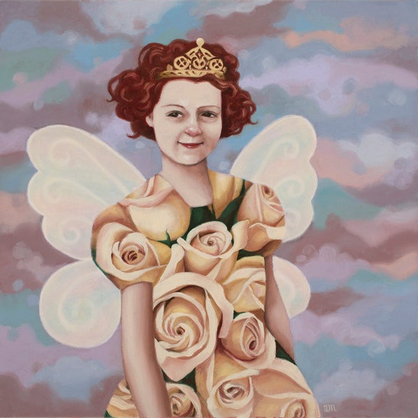 Rose Fest Jr. Queen - Fine Art Print