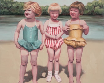 Three Cousins - 10"x10" print