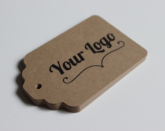 Custom Tags for Handmade Items, Custom Price Tags, Retail Tags, Kraft Tags, Labels - Set of 200 - Wholesale Orders Welcome
