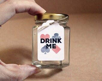 Drink Me Eat Me Alice Through The Looking Glass Party Etsy