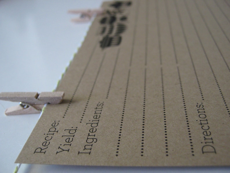 Hostess Gourmet Gift Cathrine Holm Kraft Brown Recipe Cards 3x5 for the vintage modern kitchen Set of 25