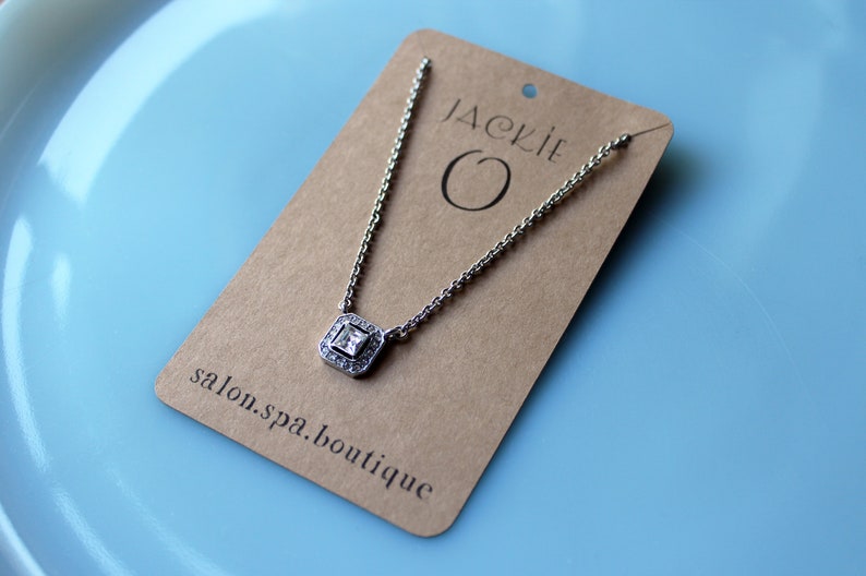 Bracelet Tags Hair Tie Card Natural Kraft Brown Jewelry Label Etsy