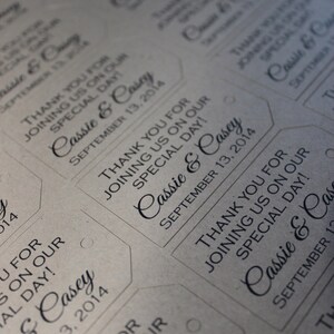 Perforated Tags Personalized With Your Logo or Custom Design 50 Kraft ...